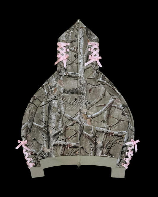 Coquette Camo Hoodie with Free Sweats
